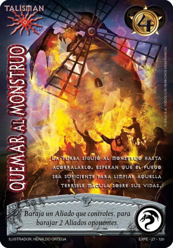 Quemar al monstruo
