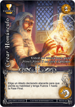 Crear Homúnculo