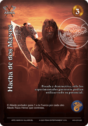 Hacha de dos Manos