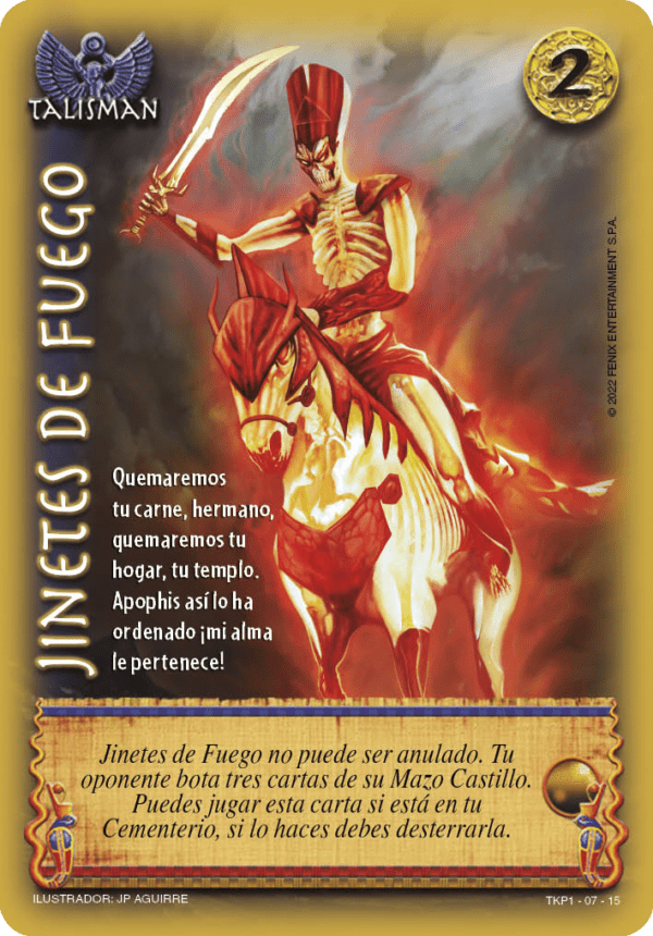 Jinetes de Fuego (Arte Alternativo)